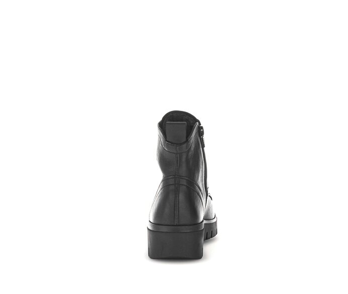 Gabor Sportliche Stiefelette Schwarz - Glattleder