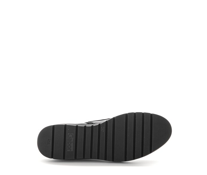 Gabor Sportliche Stiefelette Schwarz - Glattleder