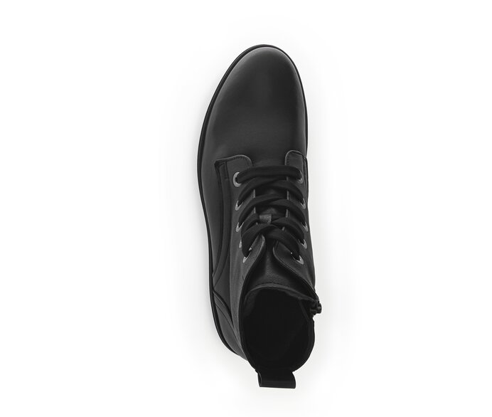 Gabor Sportliche Stiefelette Schwarz - Glattleder