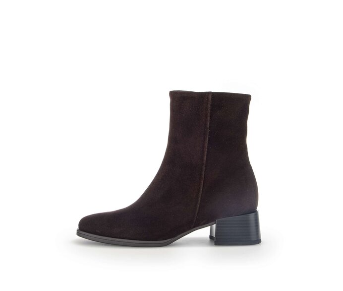 Gabor Elegante Stiefelette Braun - Rauleder