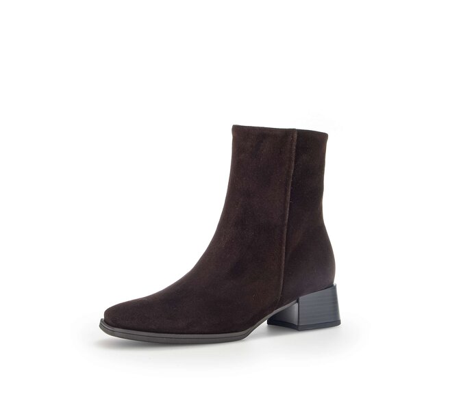 Gabor Elegante Stiefelette Braun - Rauleder