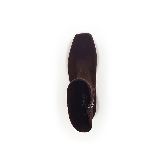 Gabor Elegante Stiefelette Braun - Rauleder