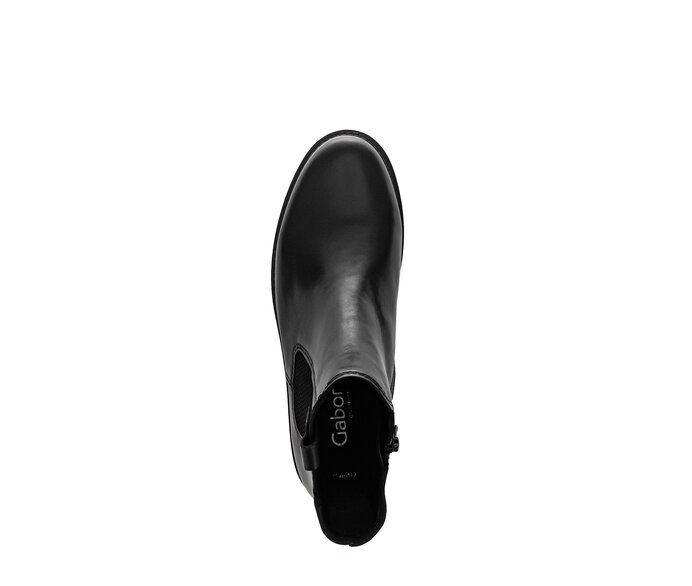 Gabor Chelsea Boot Schwarz - Glattleder