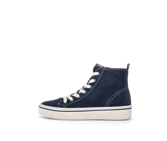 Gabor Sneaker High Blau - Rauleder