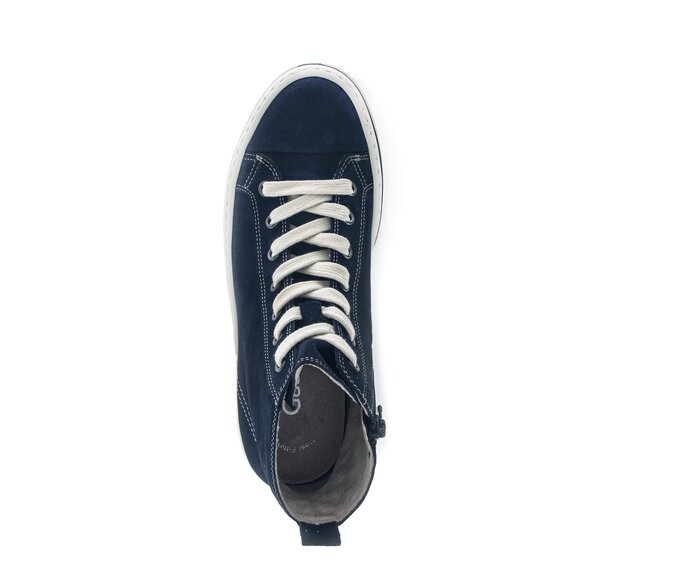 Gabor Sneaker High Blau - Rauleder