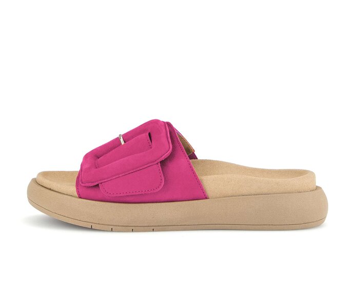 Gabor Pantolette Pink - Rauleder
