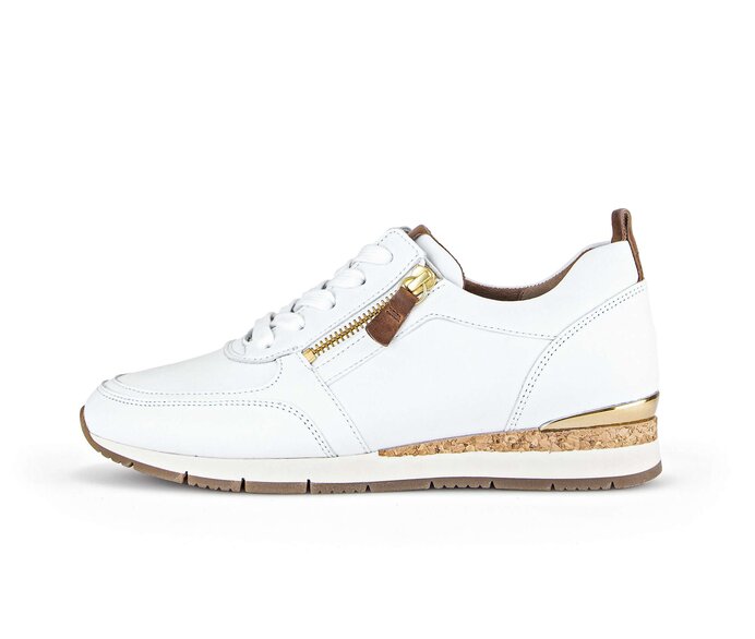 Gabor Sneaker Low Weiß - Glattleder