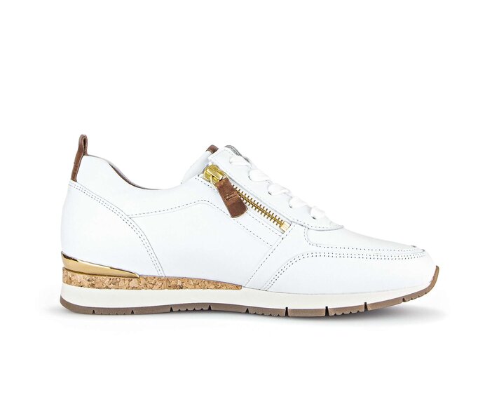 Gabor Sneaker Low Weiß - Glattleder