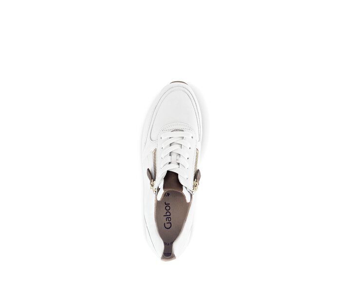 Gabor Sneaker Low Weiß - Glattleder
