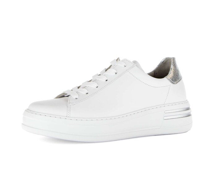 Gabor Sneaker Low Weiß - Glattleder