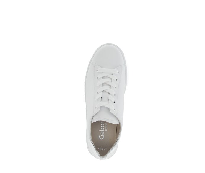 Gabor Sneaker Low Weiß - Glattleder