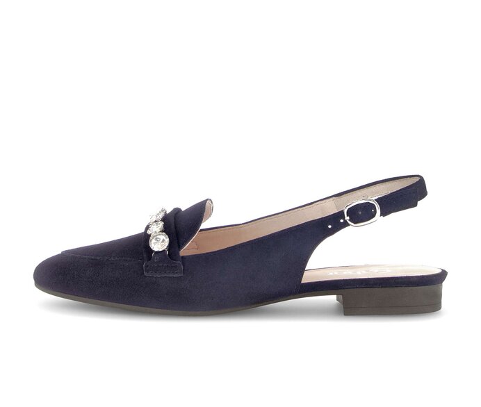 Gabor Slingpumps Blau - Rauleder