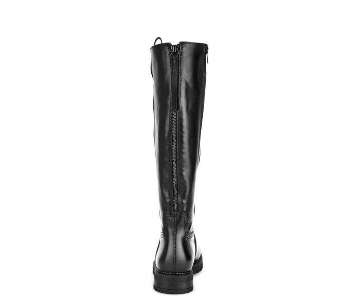 Gabor Sportlicher Stiefel Schwarz - Glattleder