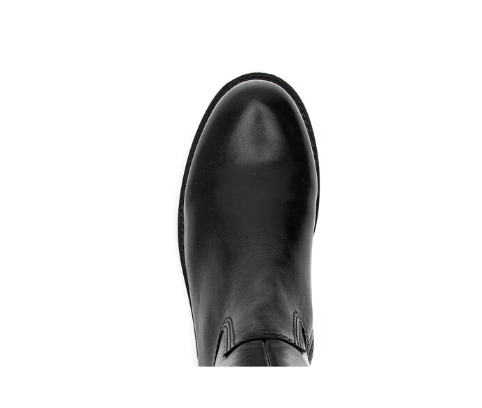 Gabor Sportlicher Stiefel Schwarz - Glattleder