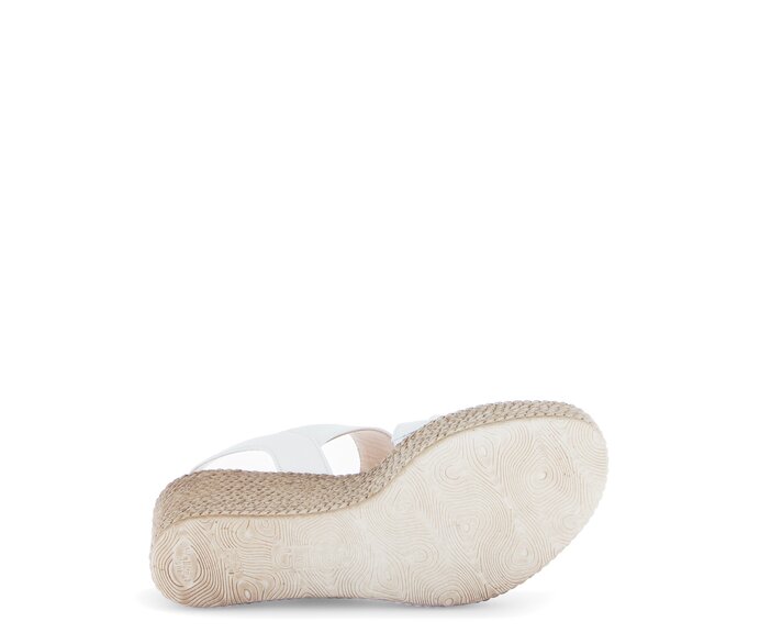 Gabor Keilsandalette Creme - Glattleder
