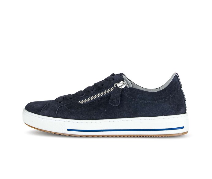 Gabor Sneaker Low Blau - Rauleder