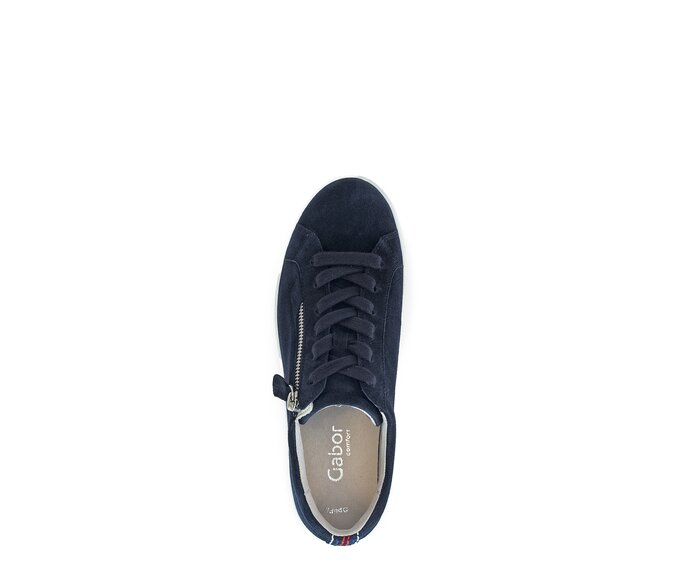 Gabor Sneaker Low Blau - Rauleder
