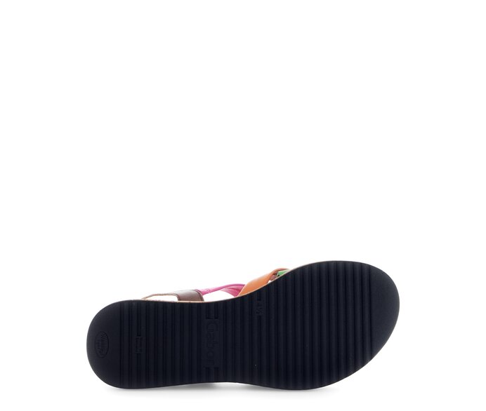 Gabor Plateau Sandale Multicolour - Materialmix Leder