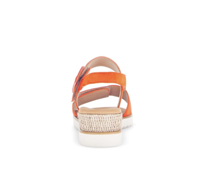 Gabor Keilsandalette Orange - Rauleder