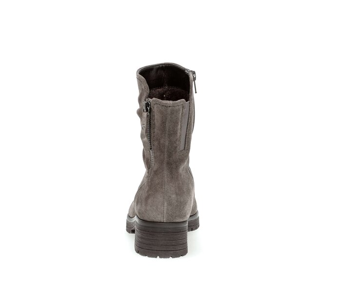 Gabor Sportliche Stiefelette Grau - Rauleder