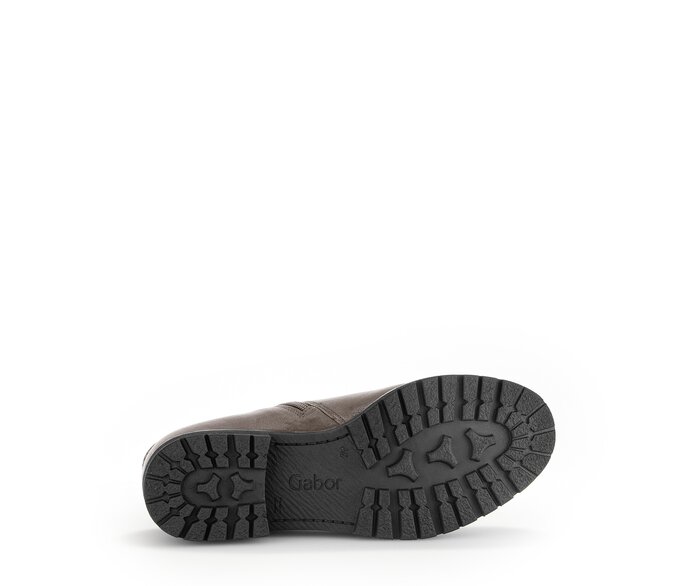Gabor Sportliche Stiefelette Grau - Rauleder