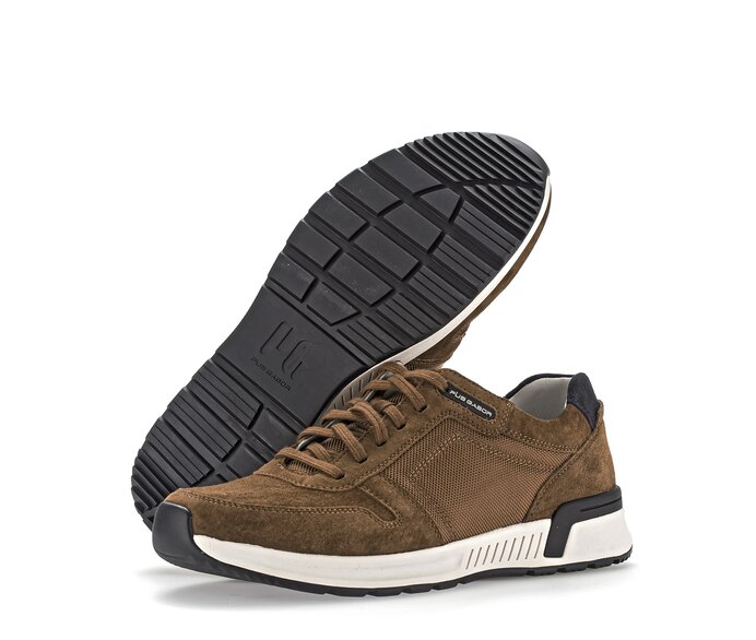 Pius Gabor Sneaker Low Braun - Materialmix Leder/Textil
