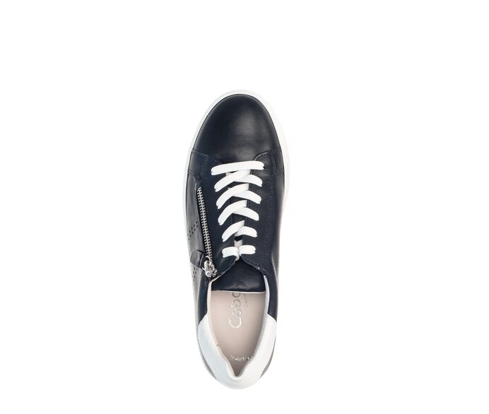 Gabor Sneaker Low Blau - Glattleder