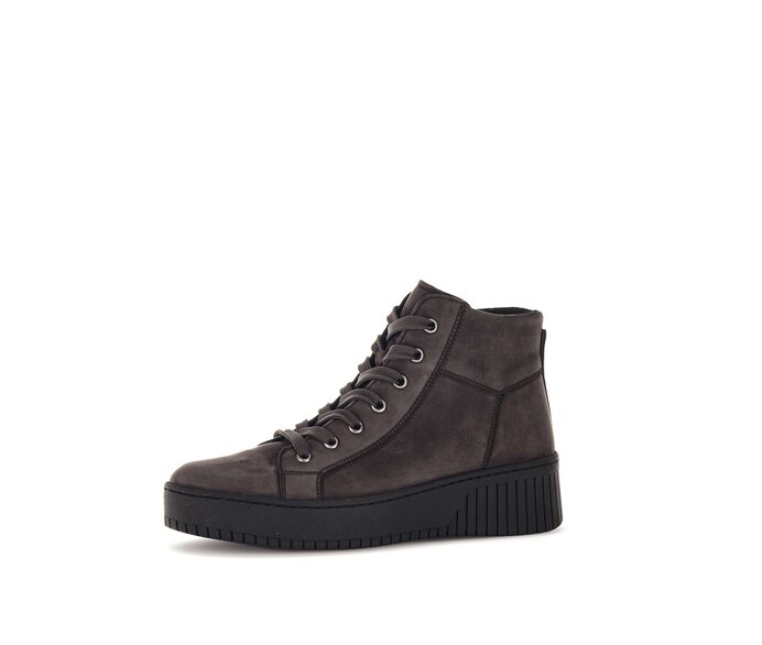 Gabor Sneaker High Grau - Rauleder