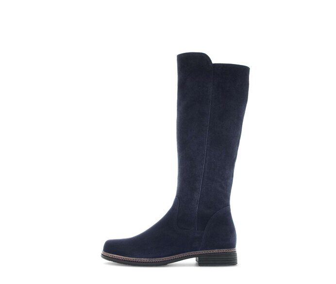 Gabor Eleganter Stiefel Blau - Rauleder