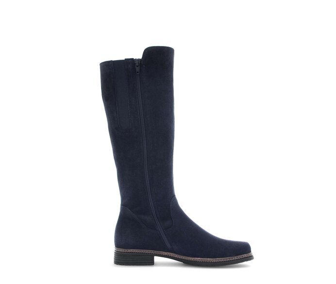 Gabor Eleganter Stiefel Blau - Rauleder