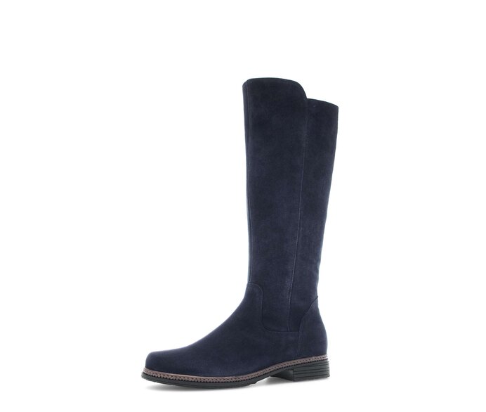 Gabor Eleganter Stiefel Blau - Rauleder