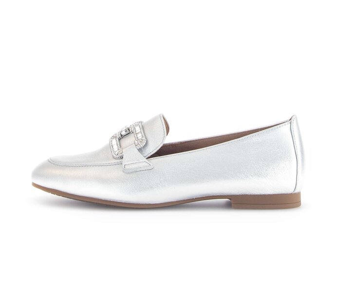 Gabor Slipper Silber - Effektleder