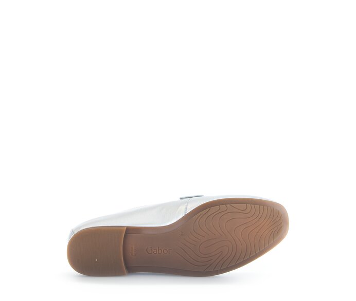 Gabor Slipper Silber - Effektleder