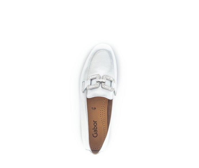 Gabor Slipper Silber - Effektleder