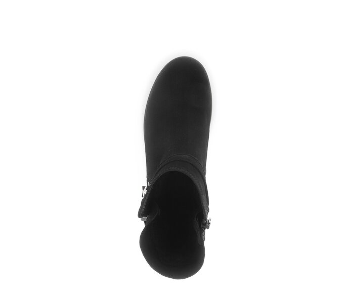 Gabor Plateau Stiefelette Schwarz - Rauleder