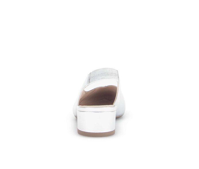 Gabor Slingpumps Silber - Effektleder