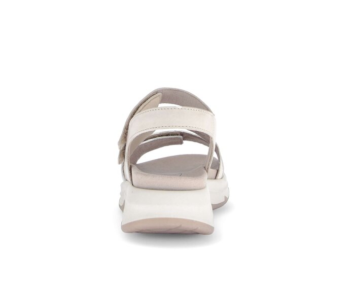 Gabor Riemchensandale Gold - Materialmix Leder