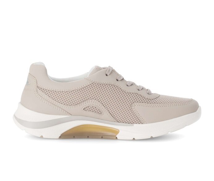 Gabor Sneaker Low Beige - Materialmix Lederimitat