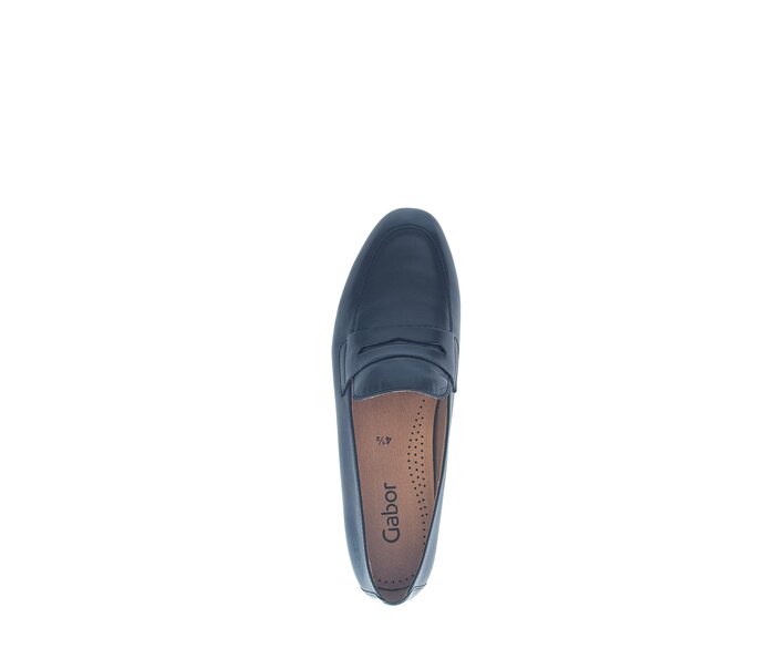 Gabor Slipper Blau - Glattleder