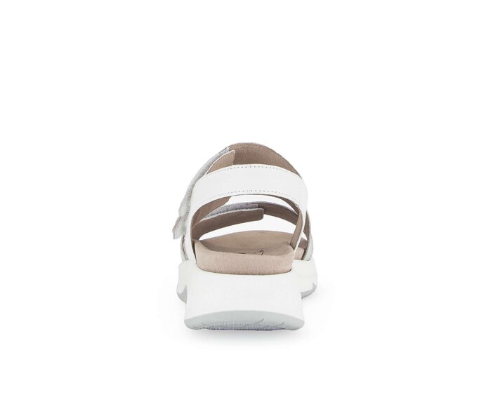 Gabor Trekkingsandale Silber - Materialmix Leder