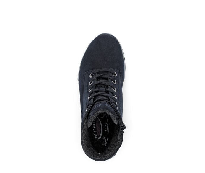 Gabor Sportliche Stiefelette Blau - Rauleder