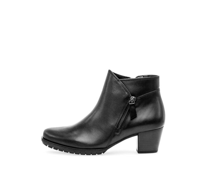 Gabor Ankle Boot Schwarz - Glattleder