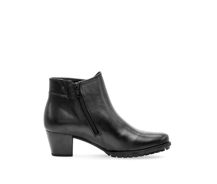 Gabor Ankle Boot Schwarz - Glattleder