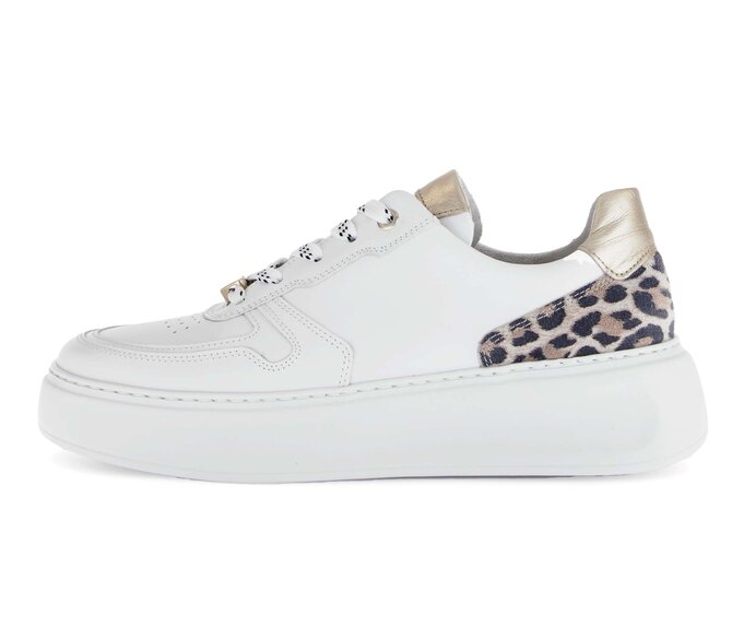 Gabor Sneaker Low Weiß - Materialmix Leder