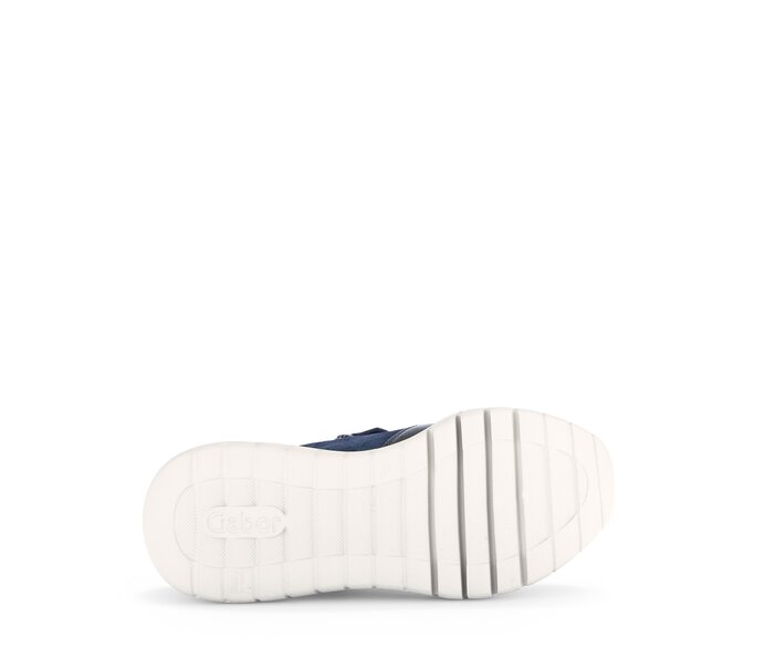Gabor Sneaker Low Blau - Materialmix Leder