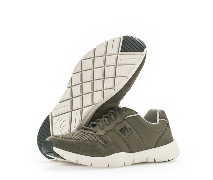 Pius Gabor Sneaker Low Grün - Materialmix Leder/Textil