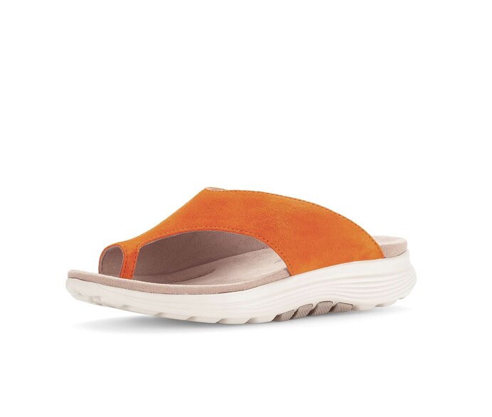 Gabor Zehentrenner Orange - Rauleder