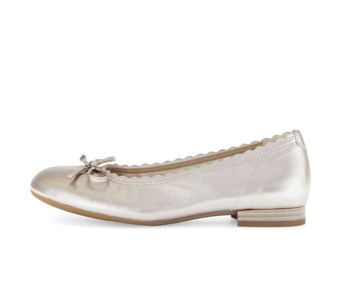 Gabor Eleganter Ballerina Gold - Effektleder