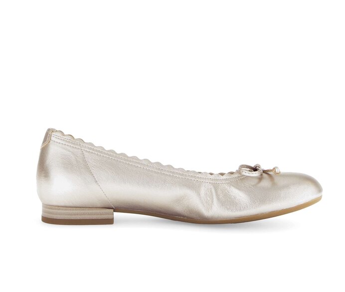 Gabor Eleganter Ballerina Gold - Effektleder