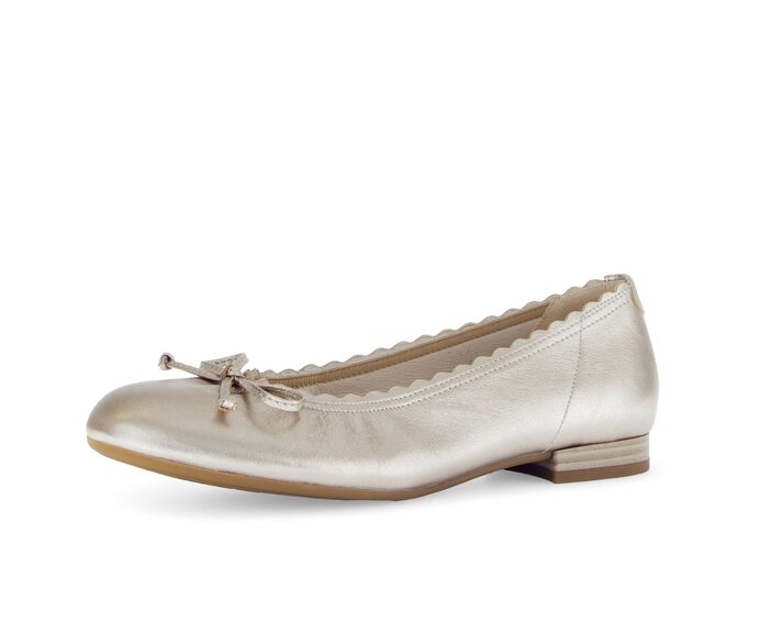 Gabor Eleganter Ballerina Gold - Effektleder
